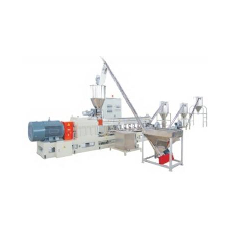 PE/PP Based WPC Granulating Line With Co-rotating Parallel Twin-screw Extrusion Line